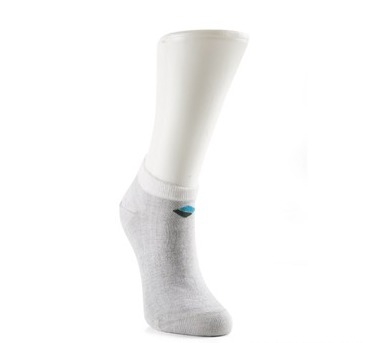 %13 Gümüş Patik Beyaz Çorap